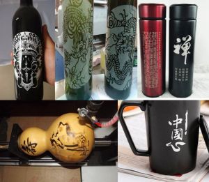 温州鹿城区酒瓶葫芦工艺品激光雕刻机